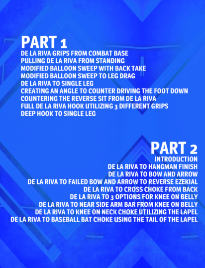 Precision De La Riva Attacks 2 DVD Set by Jay Wadsworth - Budovideos Inc