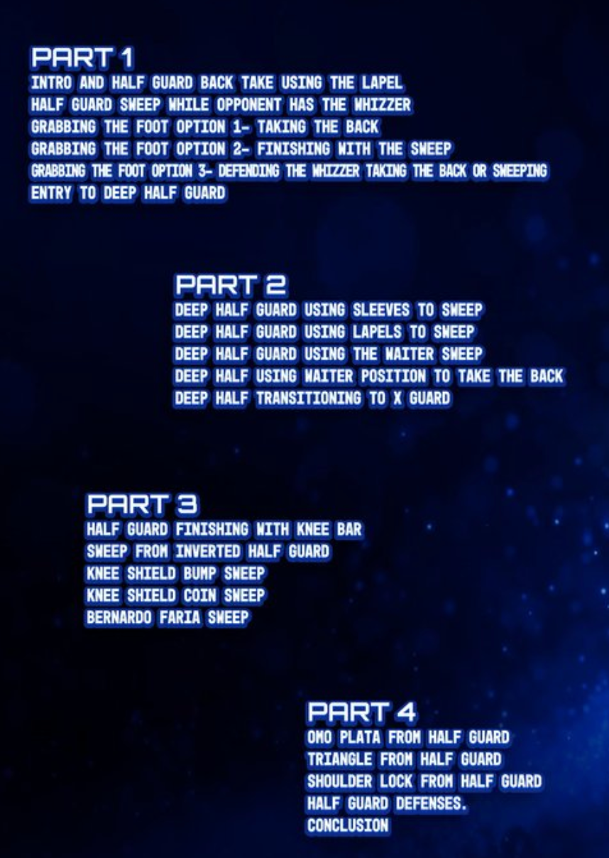 Mastering the Half Guard 4 DVD Set by Lucas Valle - Budovideos Inc