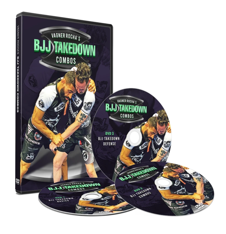 BJJ Takedown Combinations 3 DVD Set by Vagner Rocha - Budovideos Inc