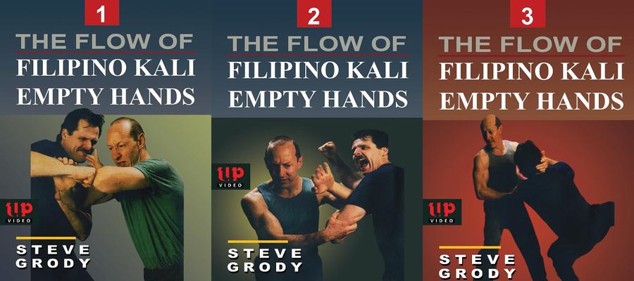 Flow of Filipino Kali Empty Hands 3 DVD Set by Steve Grody - Budovideos