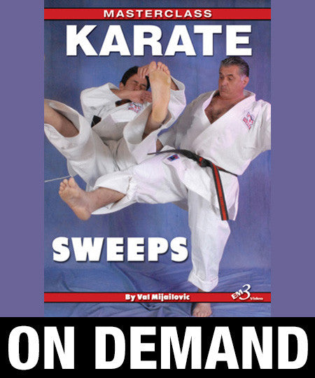 Masterclass Karate Sweeps By Val Mijailovic (On Demand) - Budovideos Inc