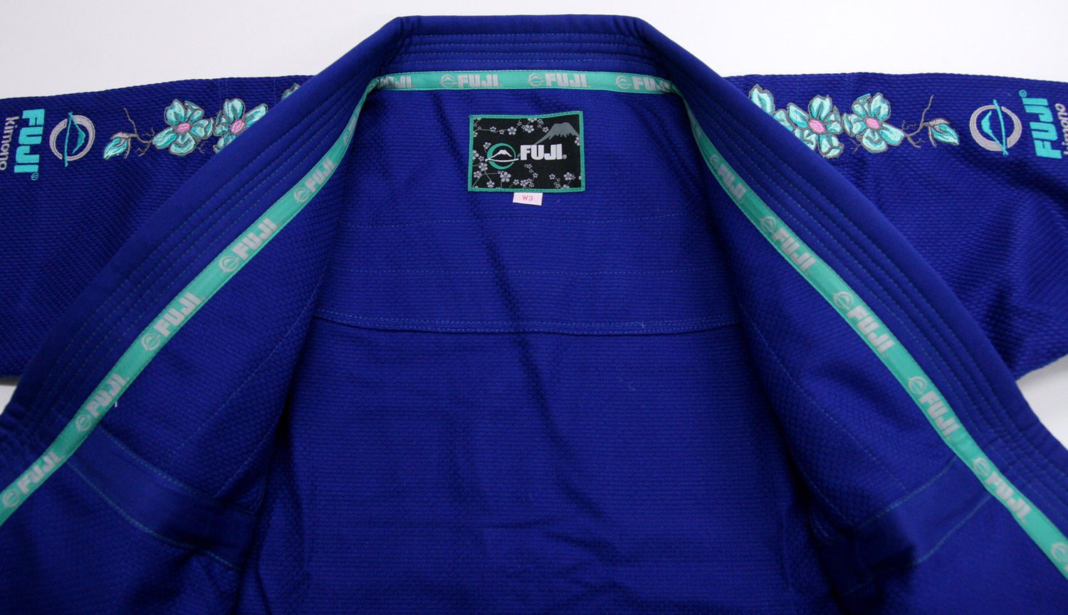 Women's Blue Blossom BJJ Gi by Fuji - Budovideos Inc