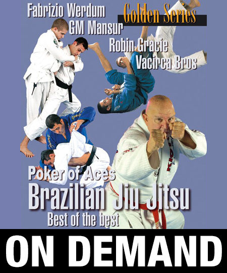 BJJ Poker of Aces by Fabrizio Werdum, Francisco Mansur, Vacirca Brothers, Robin Gracie (On Demand) - Budovideos Inc