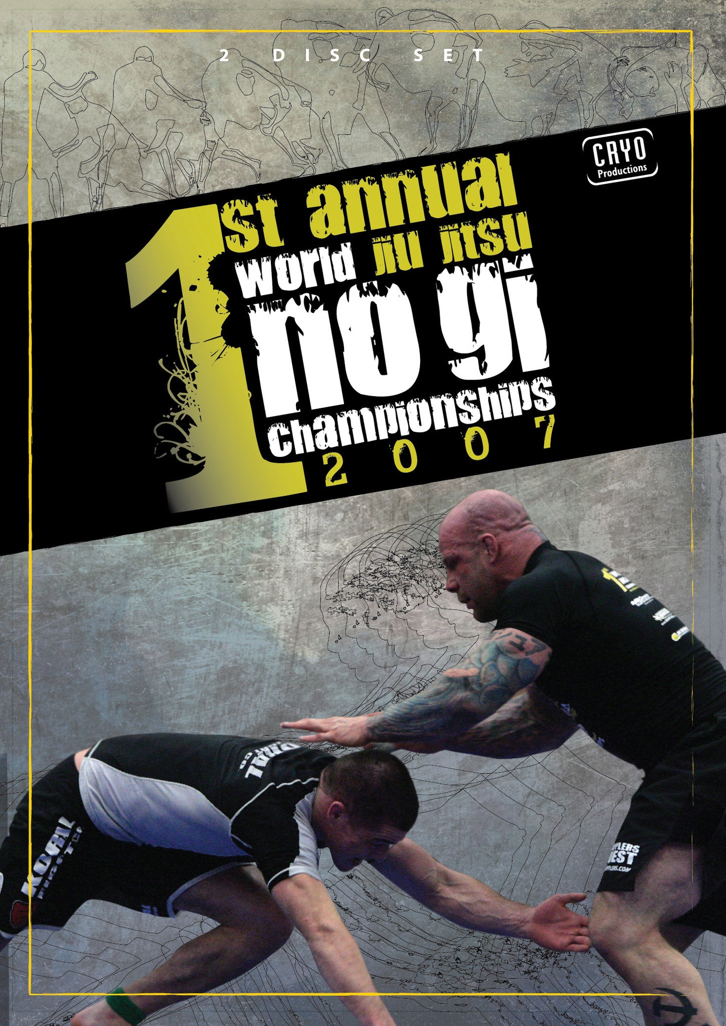 2007 No Gi World Championships 2 DVD Set - Budovideos Inc