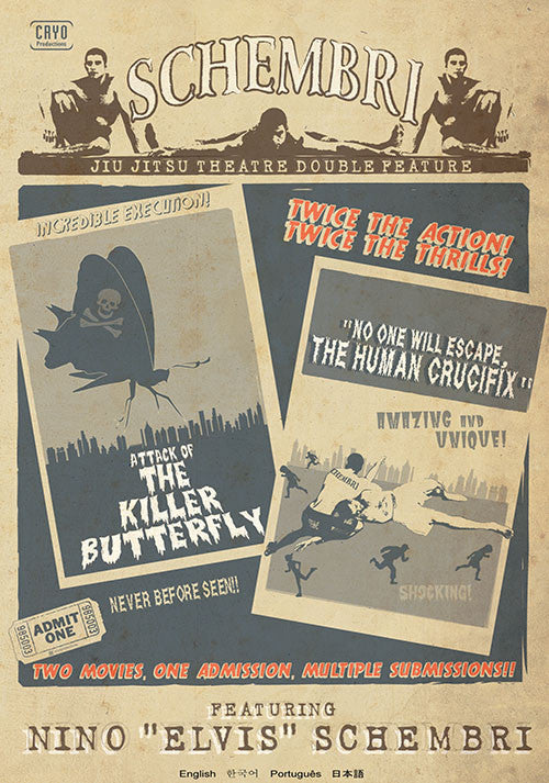 Killer Butterfly & Human Crucifix 3 DVD Set by Nino Schembri - Budovideos Inc