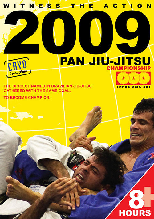 2009 Pan Jiu-jitsu Championships 3 DVD Set - Budovideos Inc