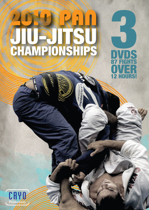 2010 Pan Jiu-jitsu Championships 3 DVD Set - Budovideos Inc