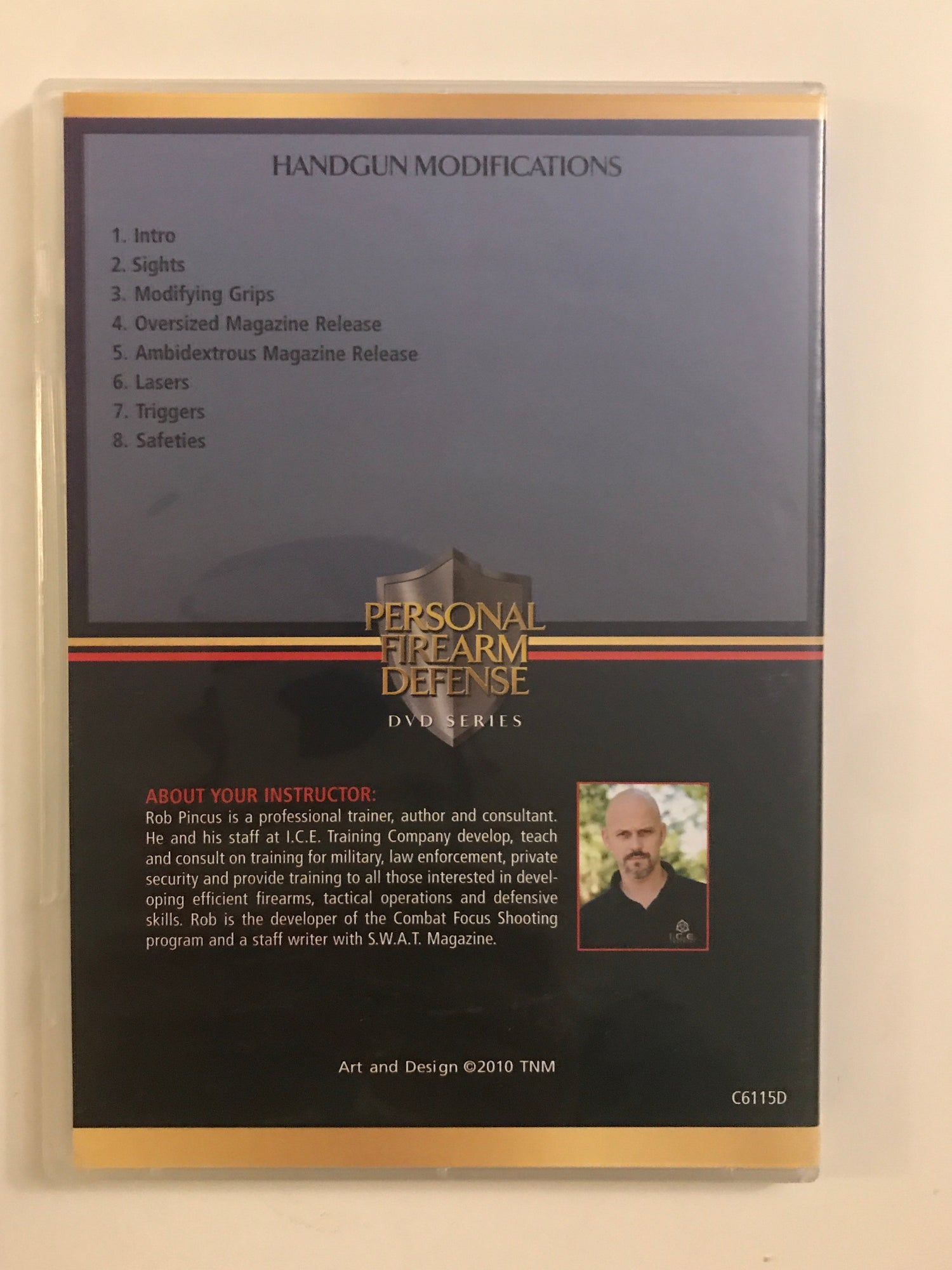 Personal Firearm Defense: Handgun Modifications DVD by Rob Pincus (Preowned) - Budovideos Inc