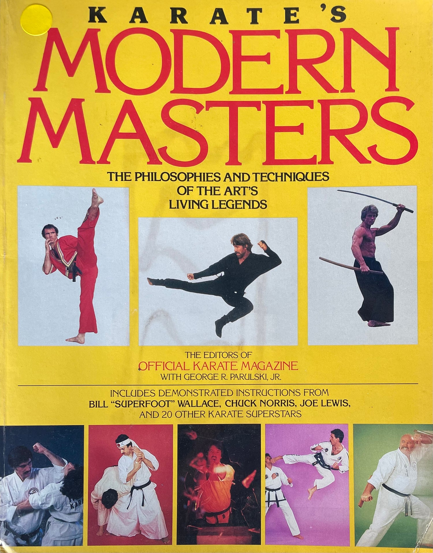 Karate's Modern Masters: Philosophies & Techniques of the Art's Living Legends Book (Preowned)