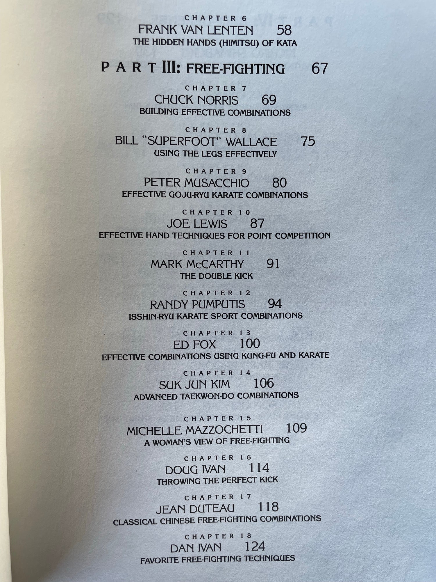 Maestros modernos del Karate: Filosofías y técnicas del libro Living Legends del arte (usado)