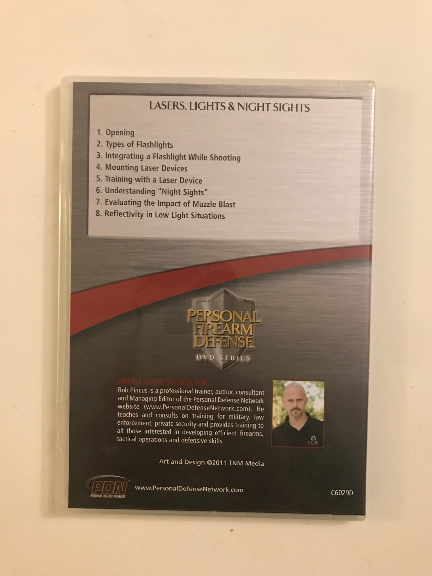 Personal Firearm Defense: Lasers, Lights & Night Sights DVD by Rob Pincus (Preowned) - Budovideos Inc