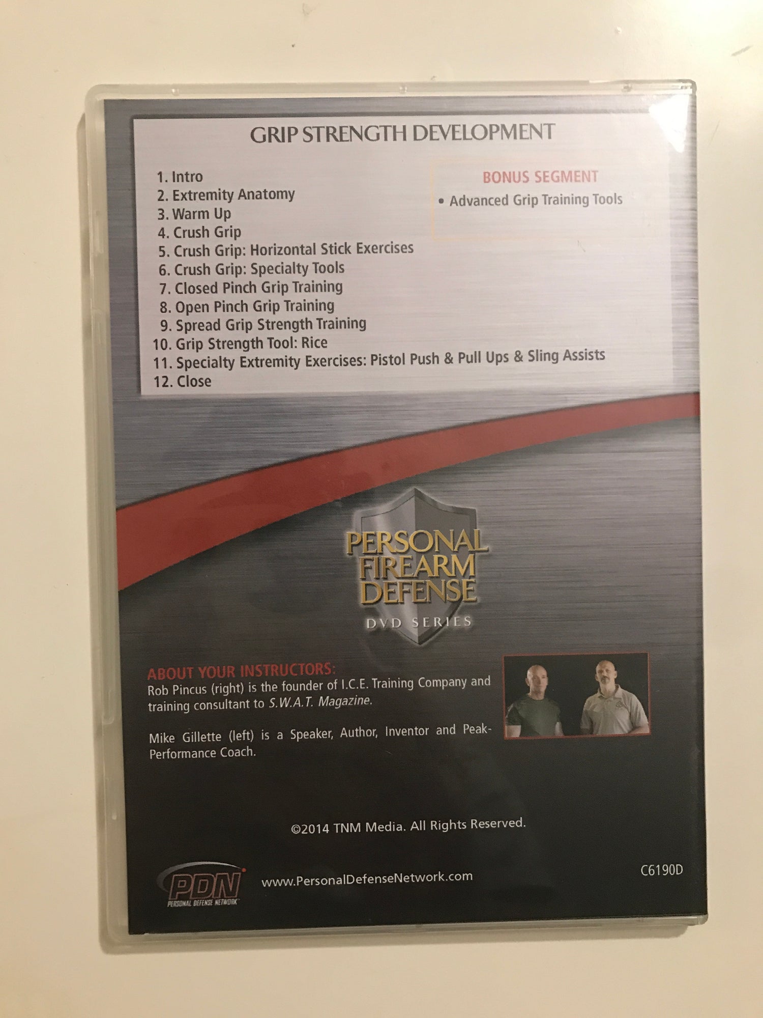 Personal Firearm Defense: Grip Strength Development DVD by Rob Pincus (Preowned) - Budovideos Inc