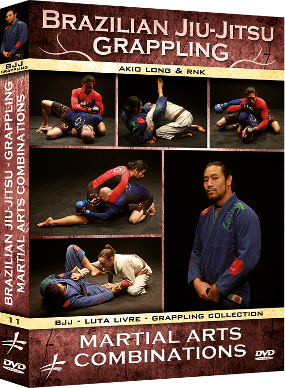 BJJ & Grappling Martial Arts Combinations DVD by Akio Long & Rnk - Budovideos Inc