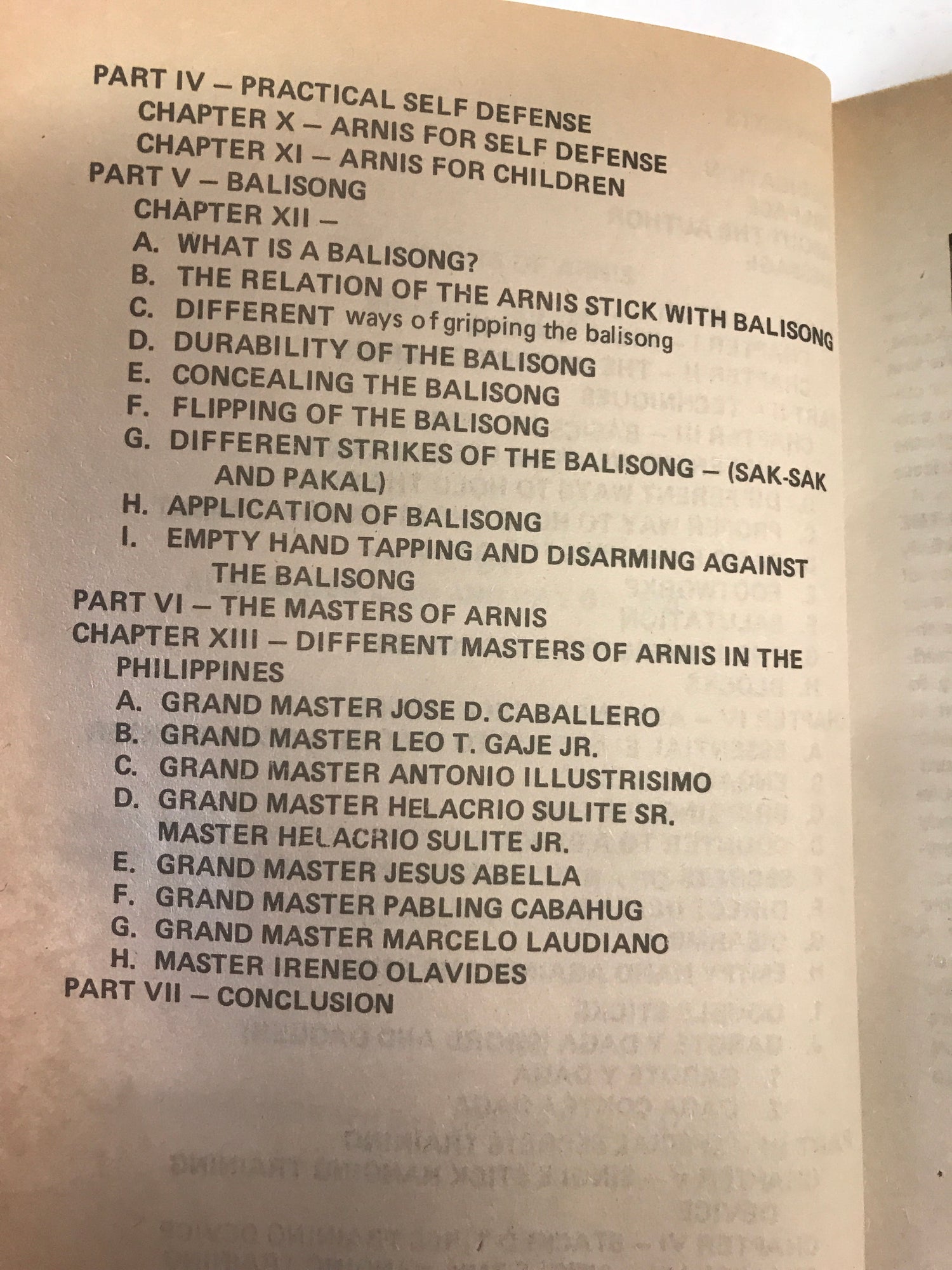 Secrets of Arnis Book by Edgar Sulite **SIGNED** (Preowned) - Budovideos