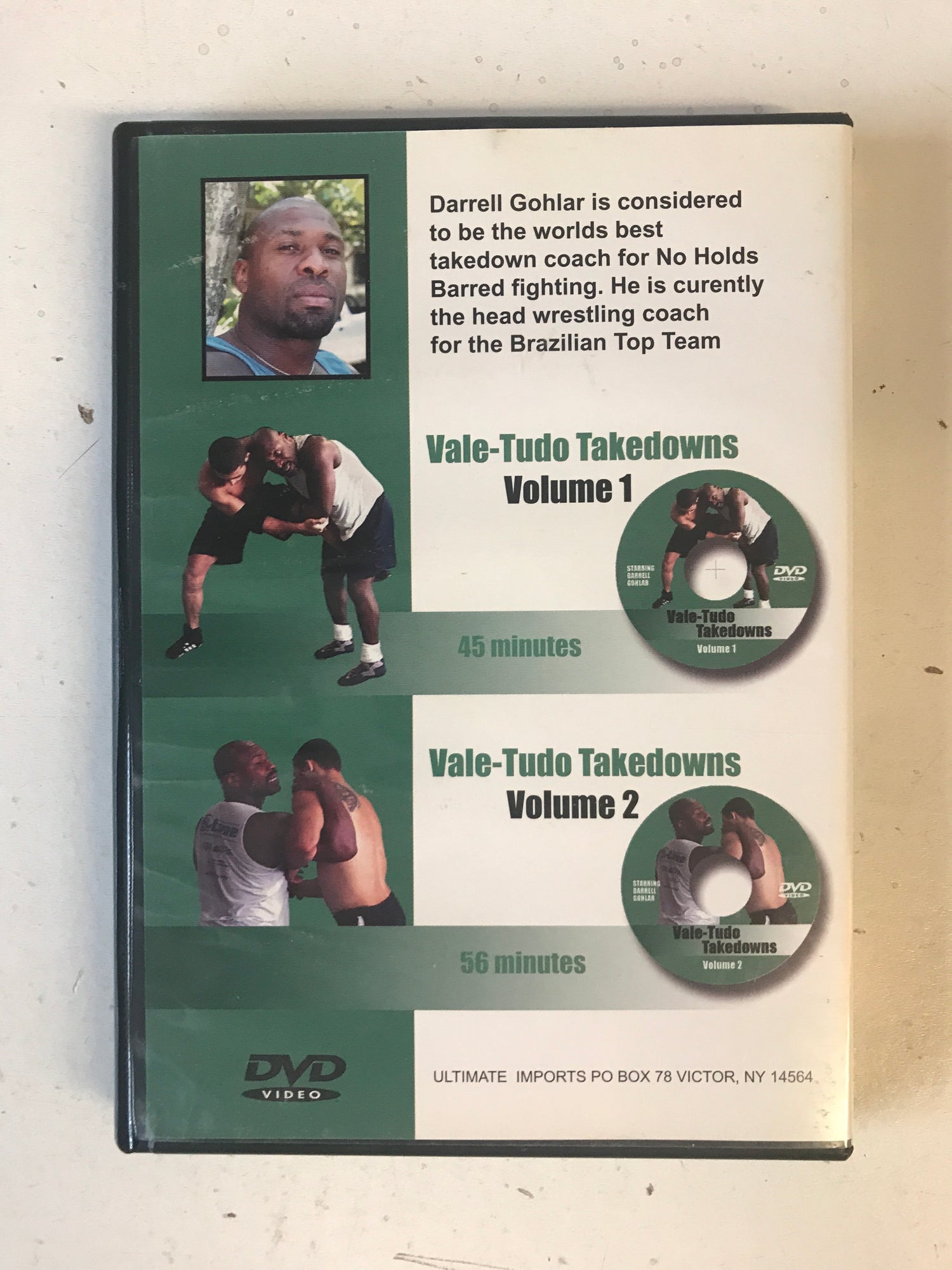 Vale Tudo Takedowns 2 DVD Set with Darrel Gholar (Preowned) - Budovideos
