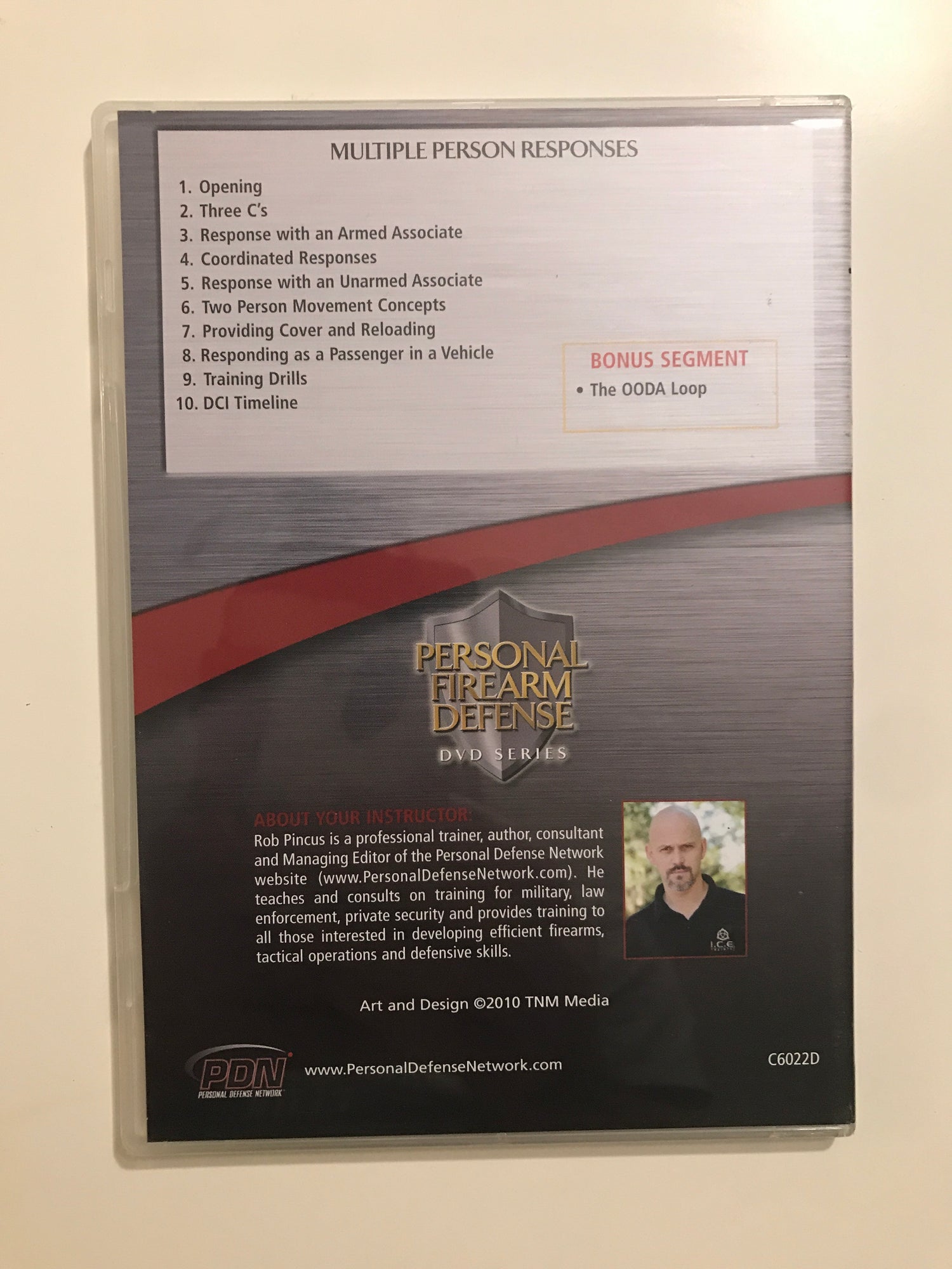 Personal Firearm Defense: Multiple Person Responses DVD by Rob Pincus (Preowned) - Budovideos Inc