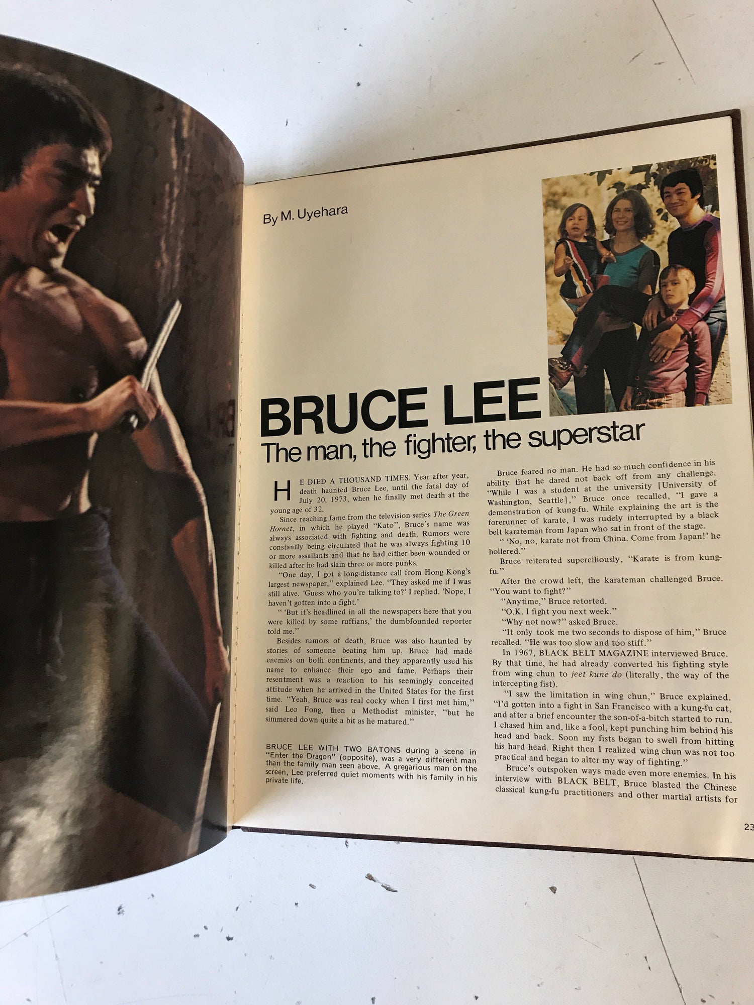Bruce Lee 1940-1973 Hardcover Book (Preowned) - Budovideos Inc