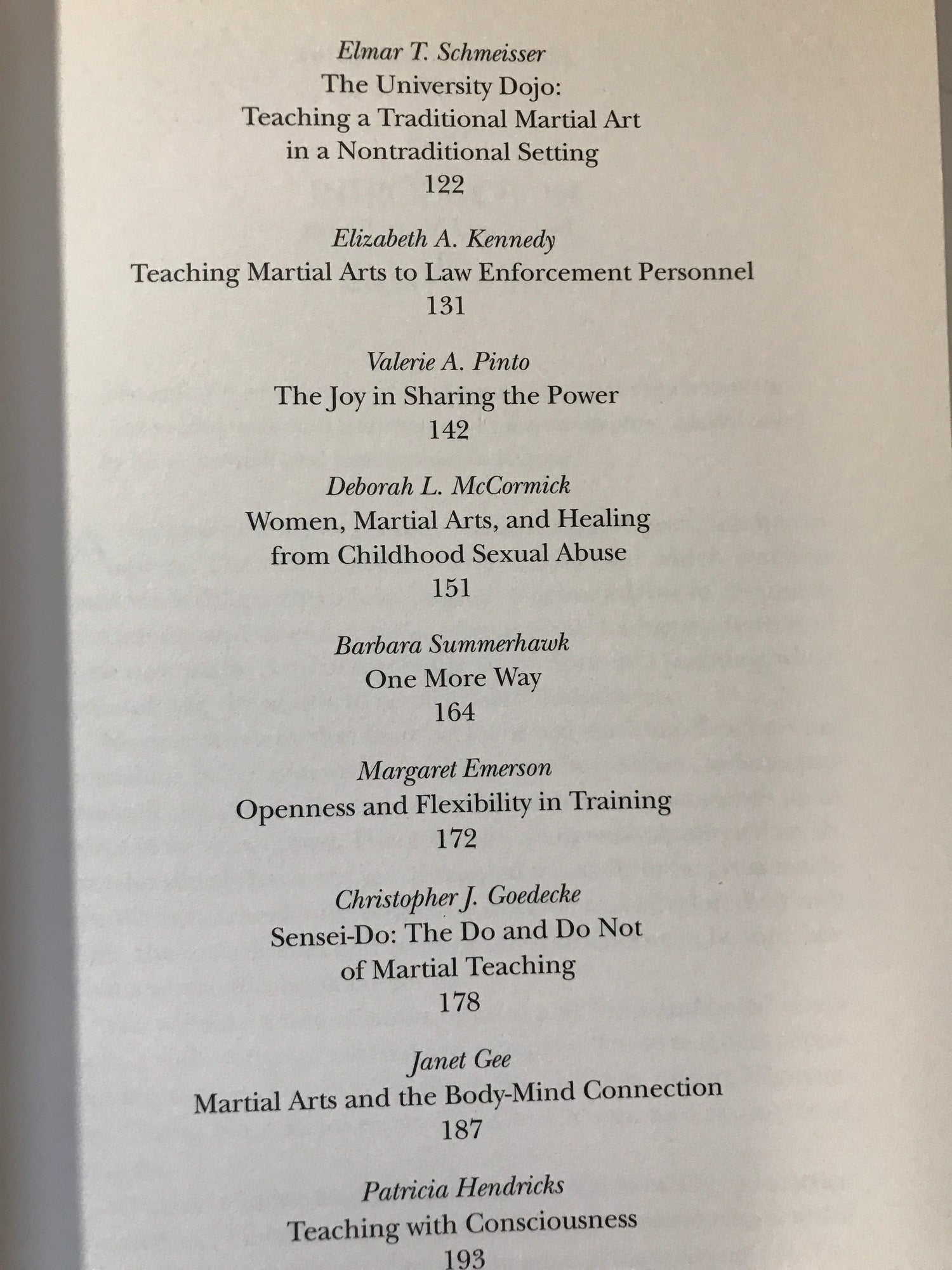 Martial Arts Teachers on Teaching Book by Carol Wiley (Preowned) - Budovideos Inc