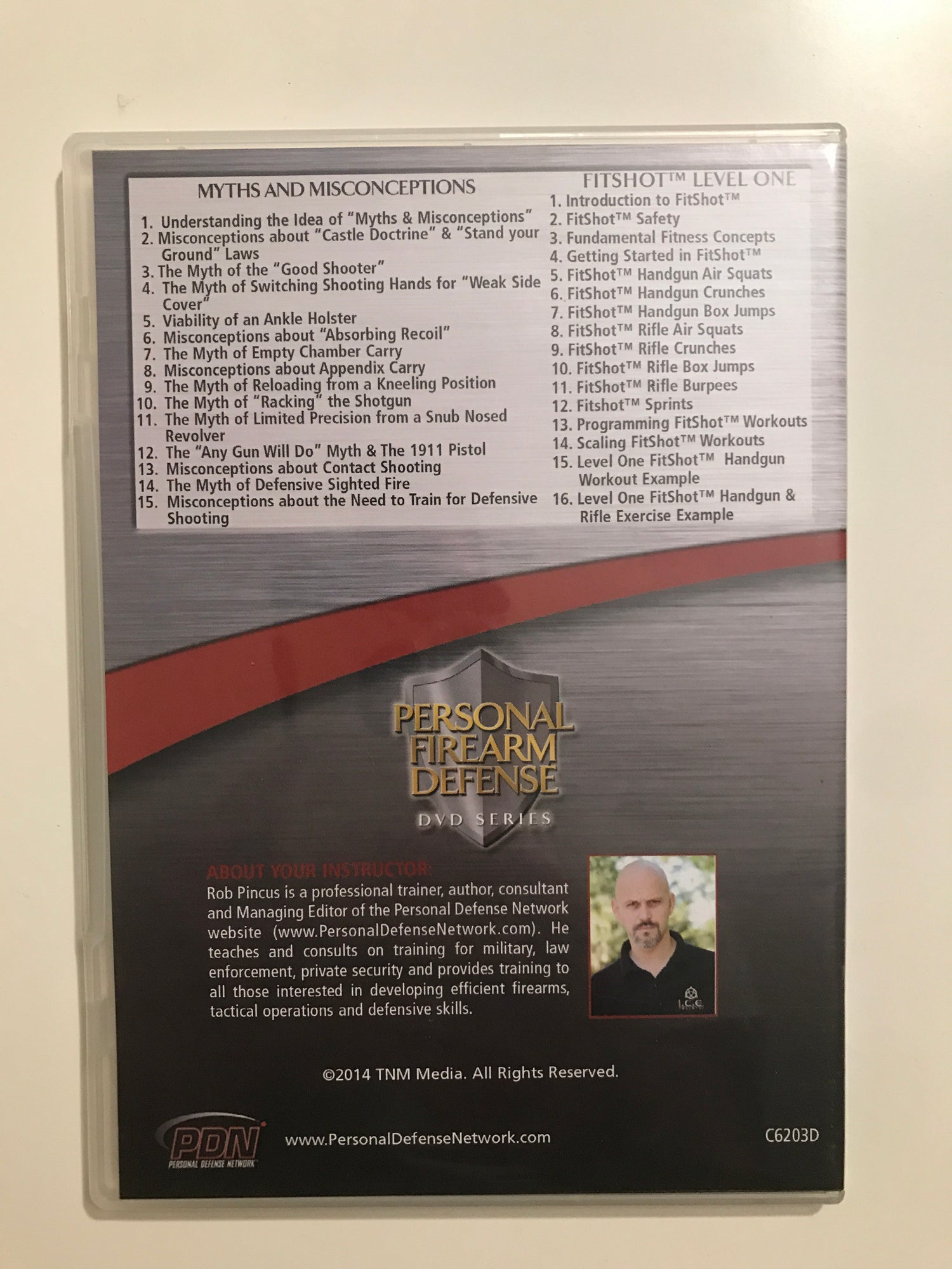 Personal Firearm Defense: Defensive Firearms Myths & Fitshot Level One DVD by Rob Pincus (Preowned) - Budovideos