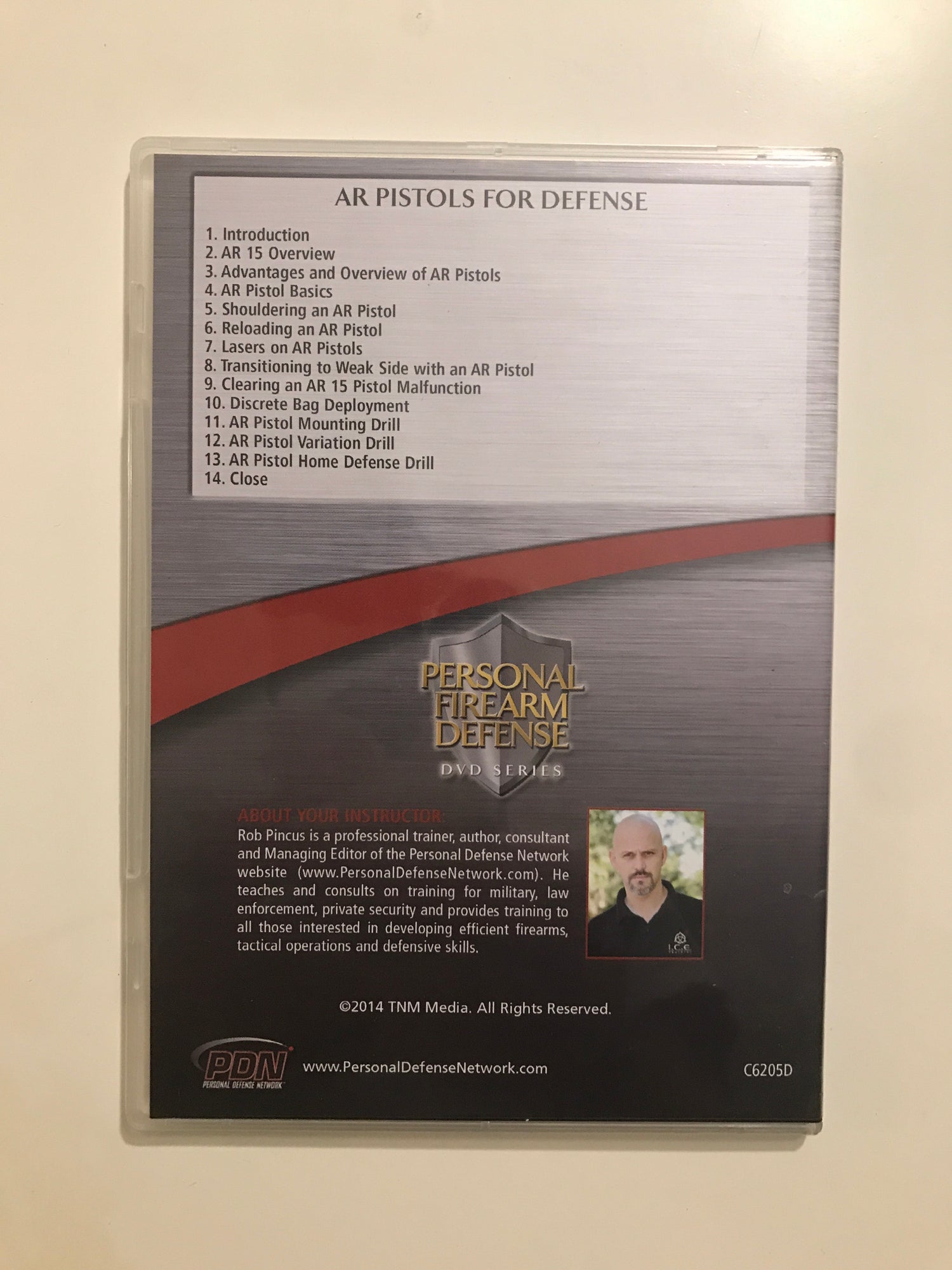 Personal Firearm Defense: AR Pistols for Defense DVD by Rob Pincus (Preowned) - Budovideos