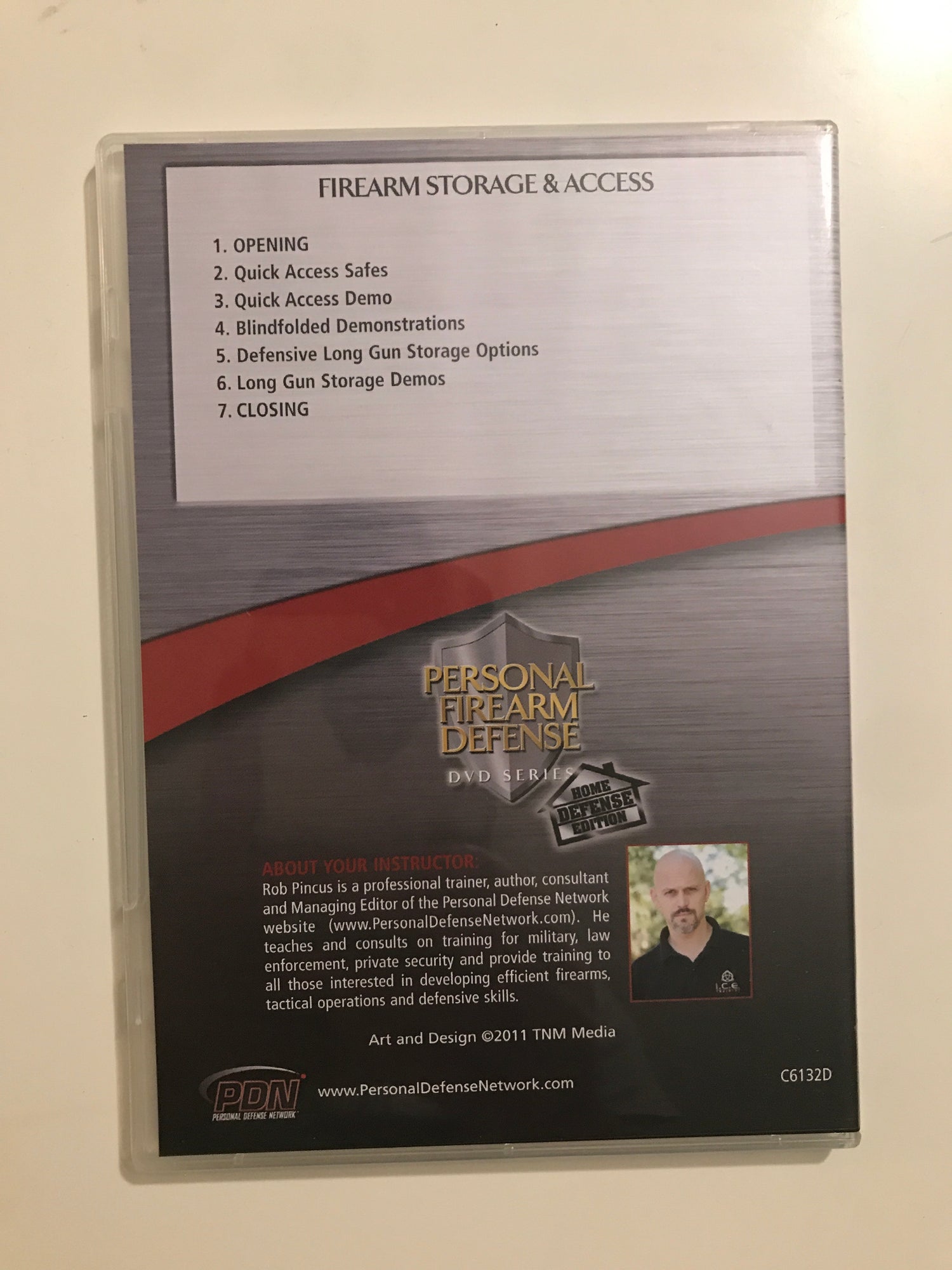 Personal Firearm Defense: Firearm Storage & Access DVD by Rob Pincus (Preowned) - Budovideos Inc