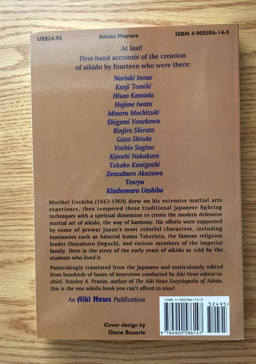 Aikido Masters Book 1: Prewar Students of Morihei Ueshiba - Budovideos Inc