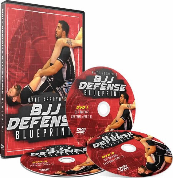 BJJ Defense Blueprint 3 DVD Set with Matt Arroyo - Budovideos Inc
