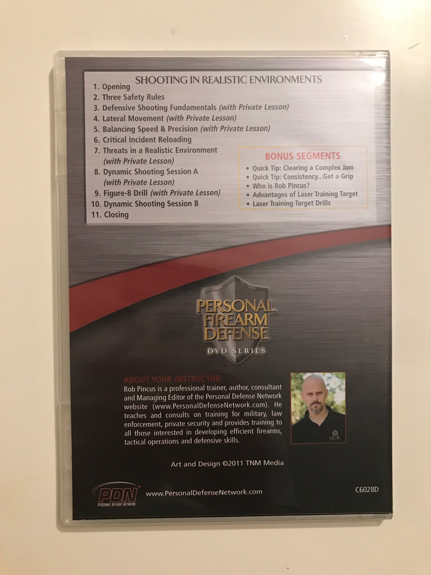 Personal Firearm Defense: Shooting in Realistic Environments DVD by Rob Pincus (Preowned) - Budovideos Inc