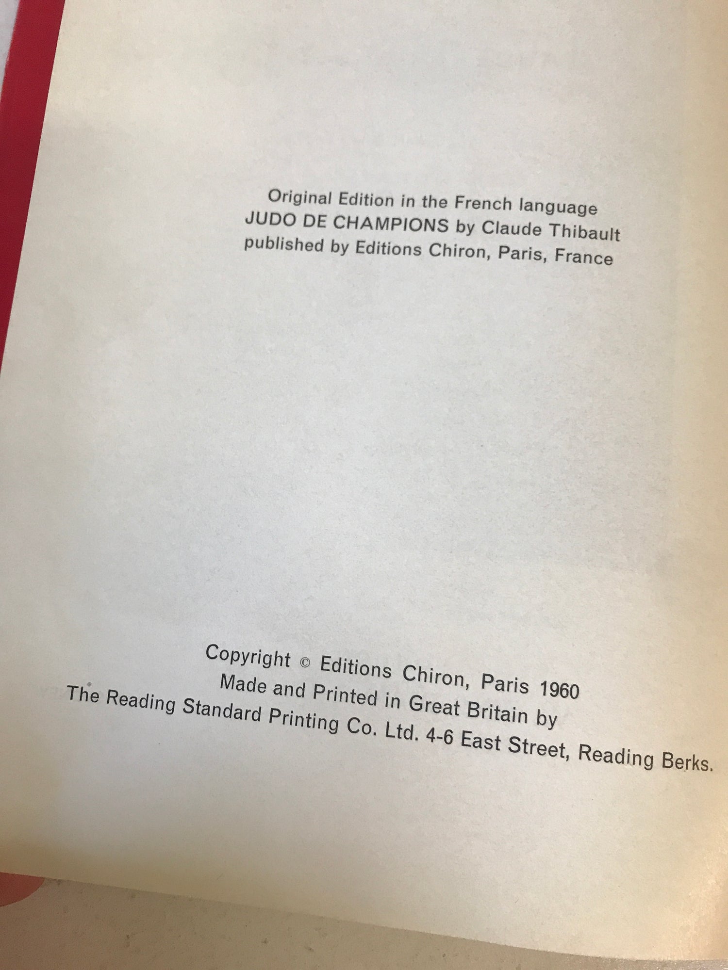 Japanese Judo Champions: Their Methods & Techniques Book by Claude Thibault (Preowned) - Budovideos Inc