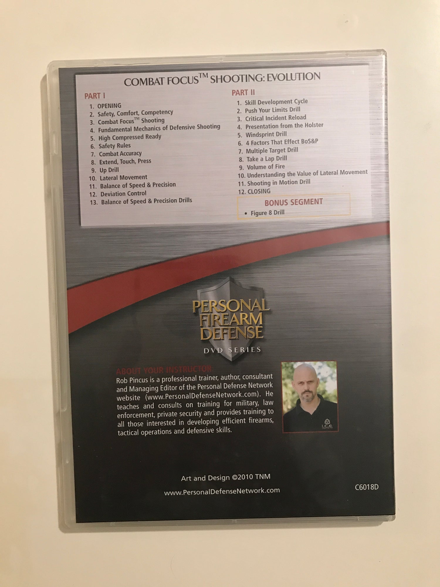 Personal Firearm Defense: Combat Focus Shooting Evolution DVD by Rob Pincus (Preowned) - Budovideos Inc