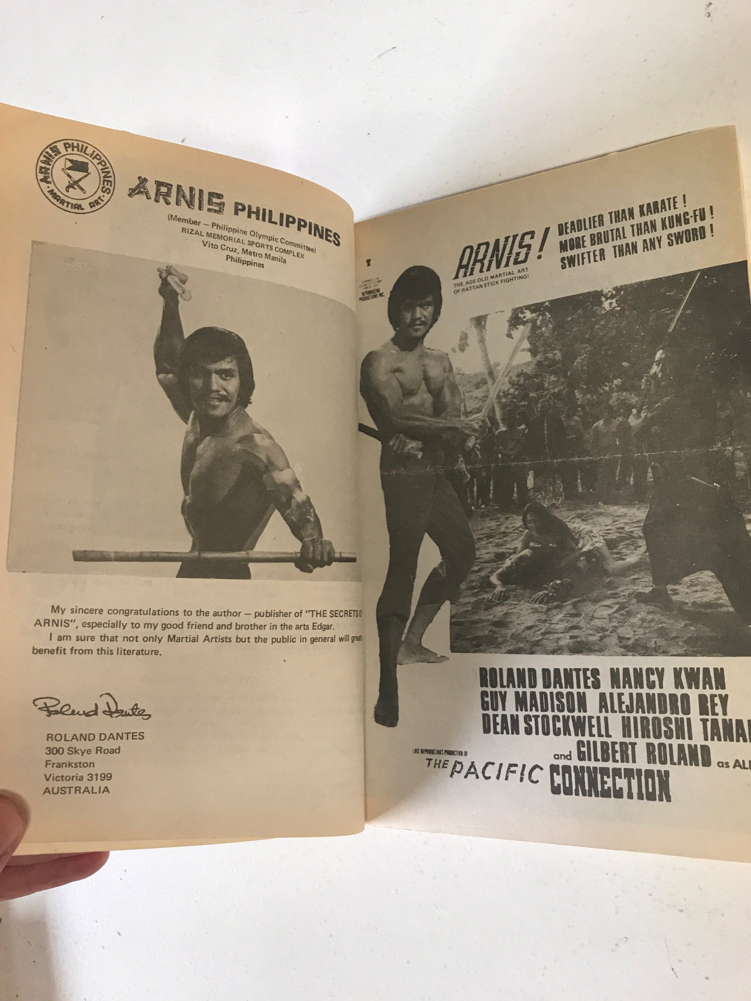 Secrets of Arnis Book by Edgar Sulite **SIGNED** (Preowned) - Budovideos