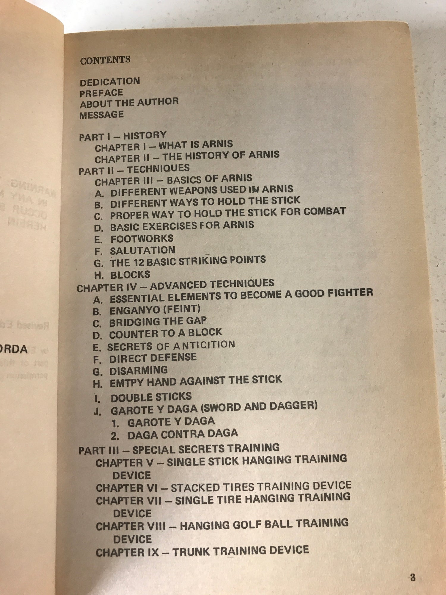 Secrets of Arnis Book by Edgar Sulite **SIGNED** (Preowned) - Budovideos