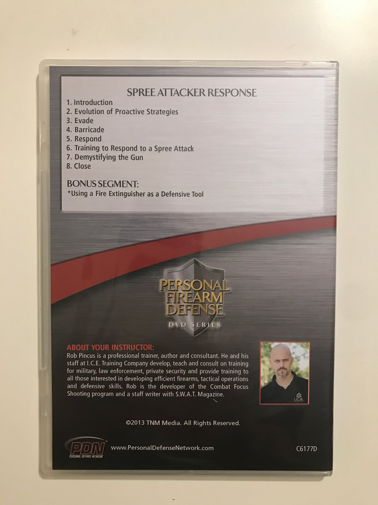 Personal Firearm Defense: Spree Attacker Response DVD by Rob Pincus (Preowned) - Budovideos