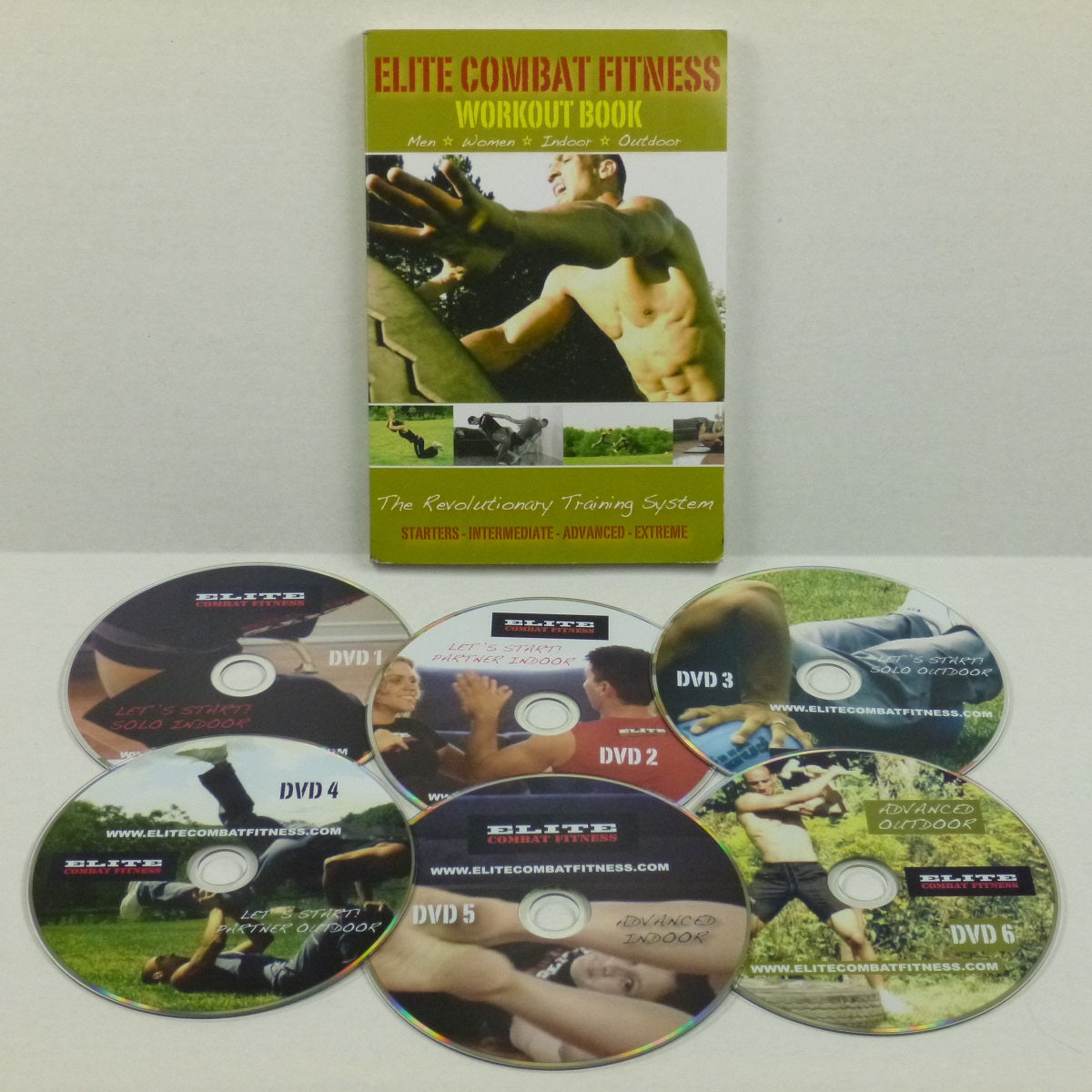 Elite Combat Fitness 6 DVDs + Book by Moni Aizik - Budovideos Inc