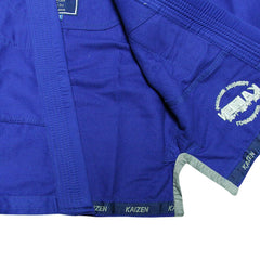 Kaizen Athletic Kid's Competitor Jiu Jitsu Kimono - BLUE - Budovideos Inc