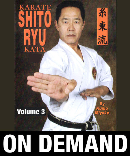 Karate Shito Ryu Kata Vol 3 by Kunio Miyake (On Demand) - Budovideos Inc