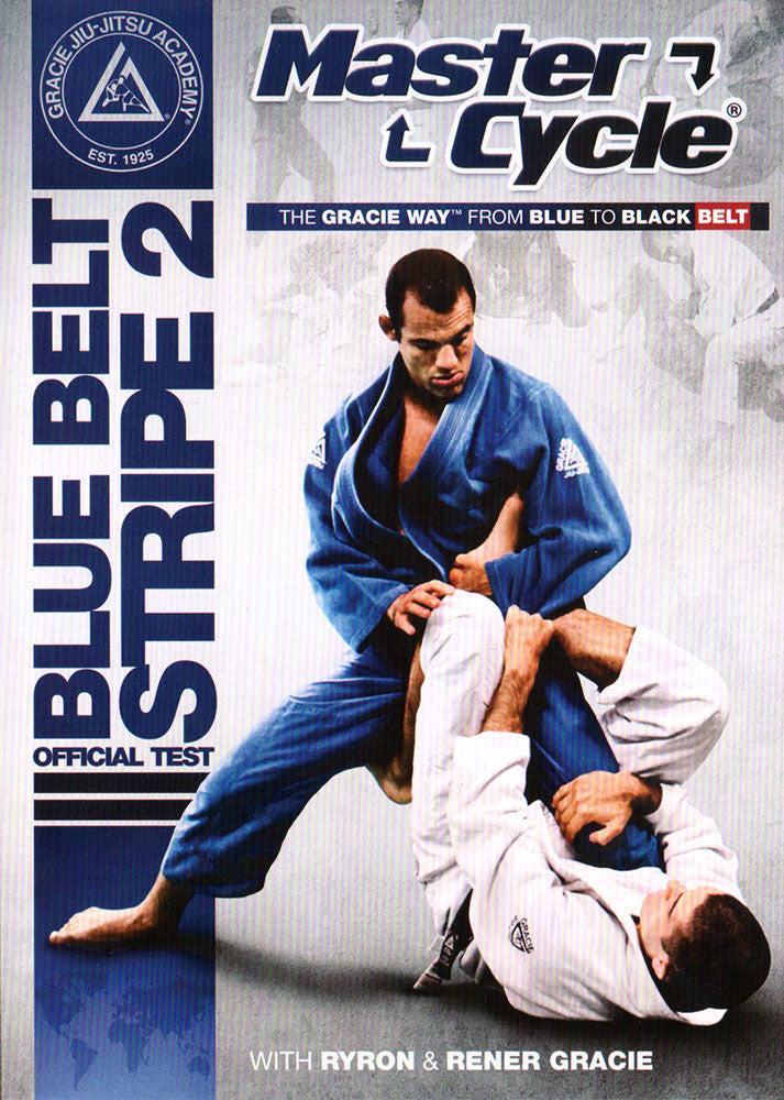 Gracie Academy Master Cycle: Blue Belt Stripe 2 DVD Official Test - Budovideos Inc