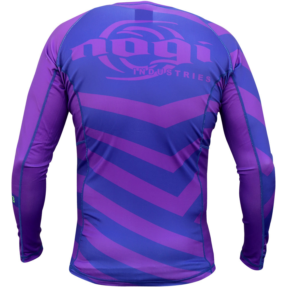 Exeter Long Sleeve Rank Rash Guard - Purple by Nogi Industries