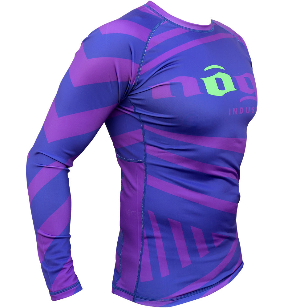 Exeter Long Sleeve Rank Rash Guard - Purple by Nogi Industries