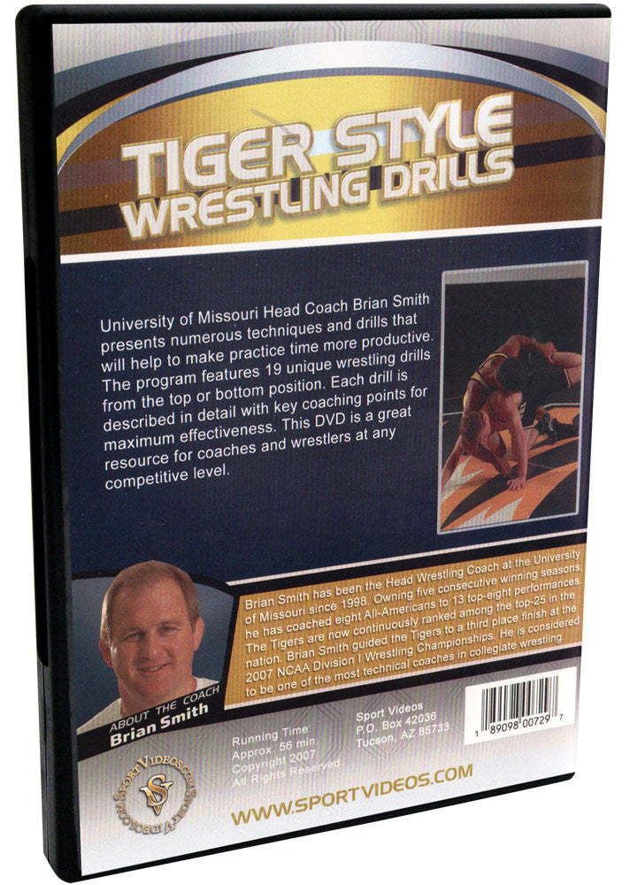 Tiger Style Wrestling Drills - On the Mat DVD by Brian Smith