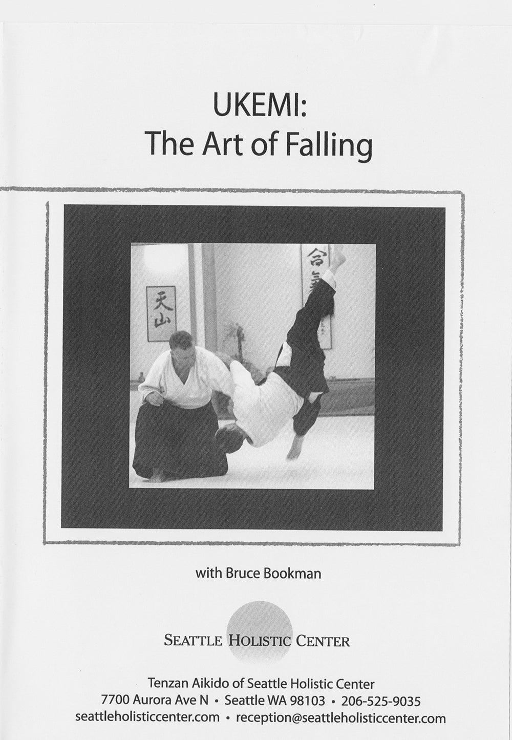 Ukemi - The Art of Falling DVD by Bruce Bookman - Budovideos Inc