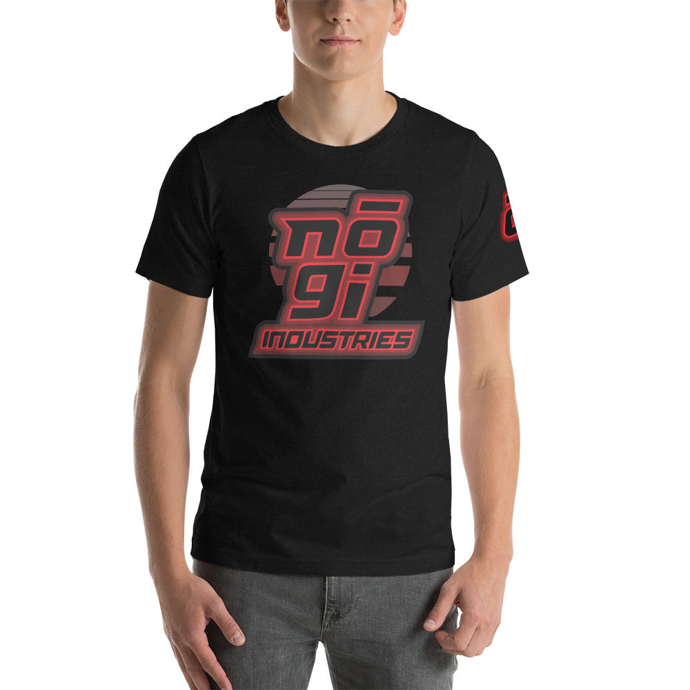 '7Four Black T-Shirt Red by Nogi Industries