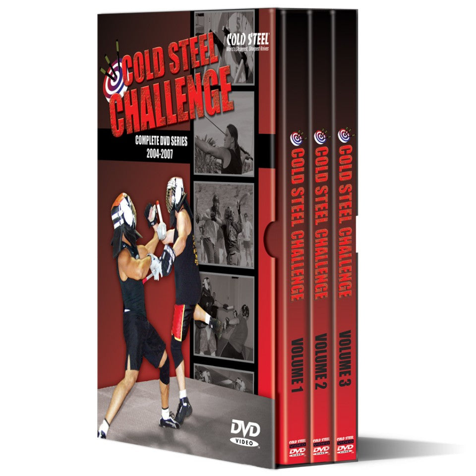 Cold Steel Challenge Complete 3 DVD Set - Budovideos Inc