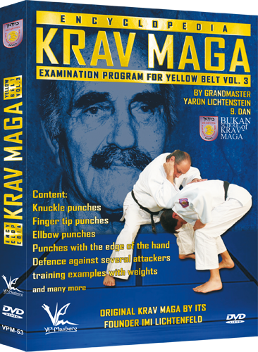 Krav Maga Encyclopedia Examination Program for Yellow Belt Vol 3 DVD by Yaron Lichtenstein - Budovideos Inc