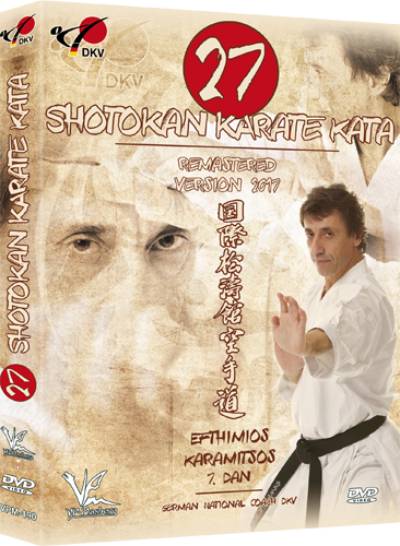 27 Shotokan Karate Kata DVD By Efthimios Karatmisos - Budovideos Inc