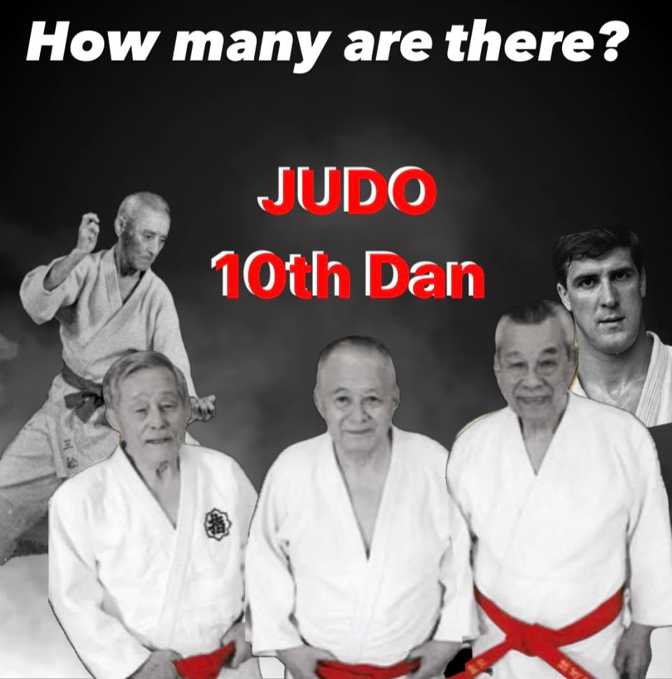 How Many Judo 10th Dans are there?