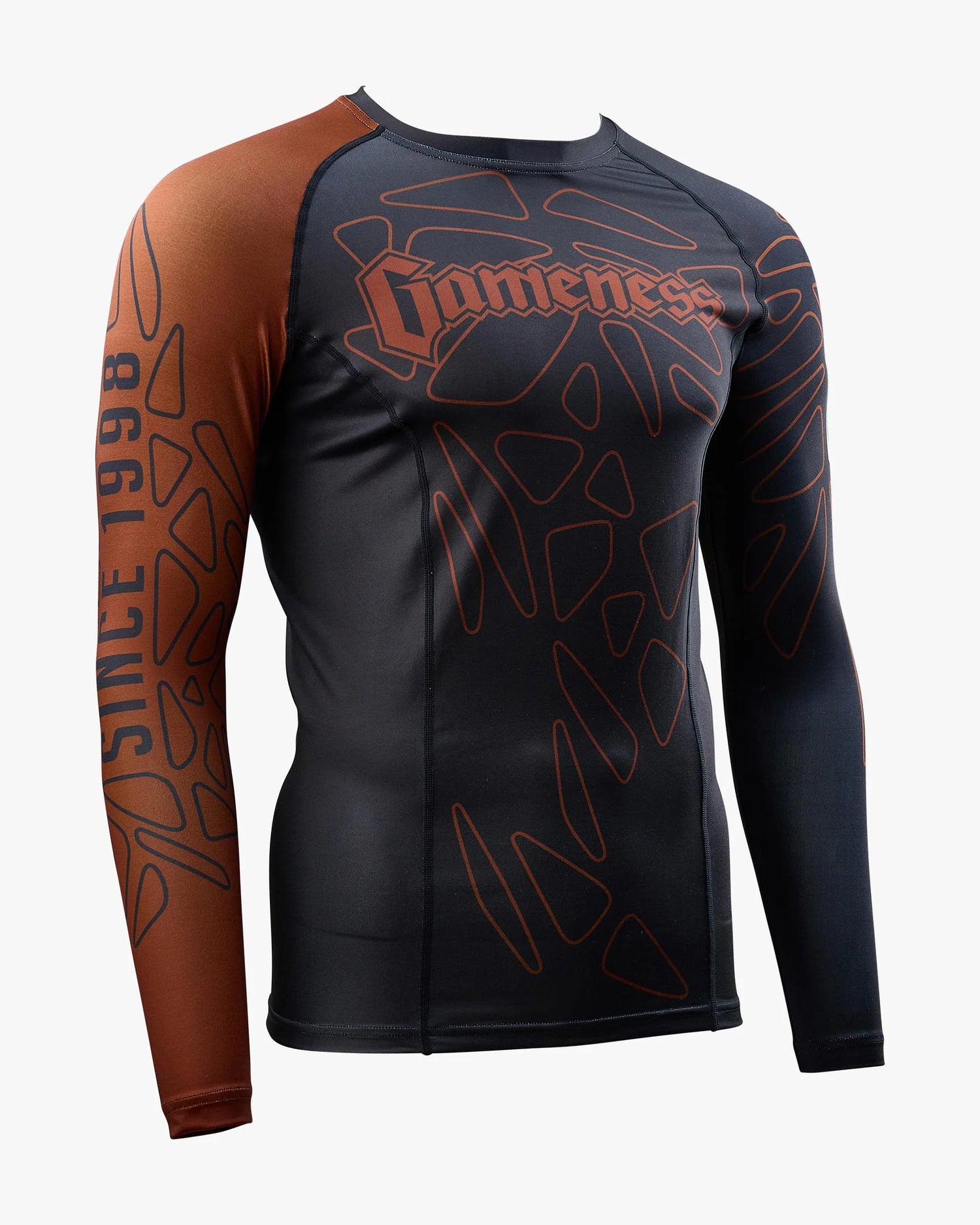 Men's Long Sleeve Pro Rank Rash Guard by Gameness (5 Colors)