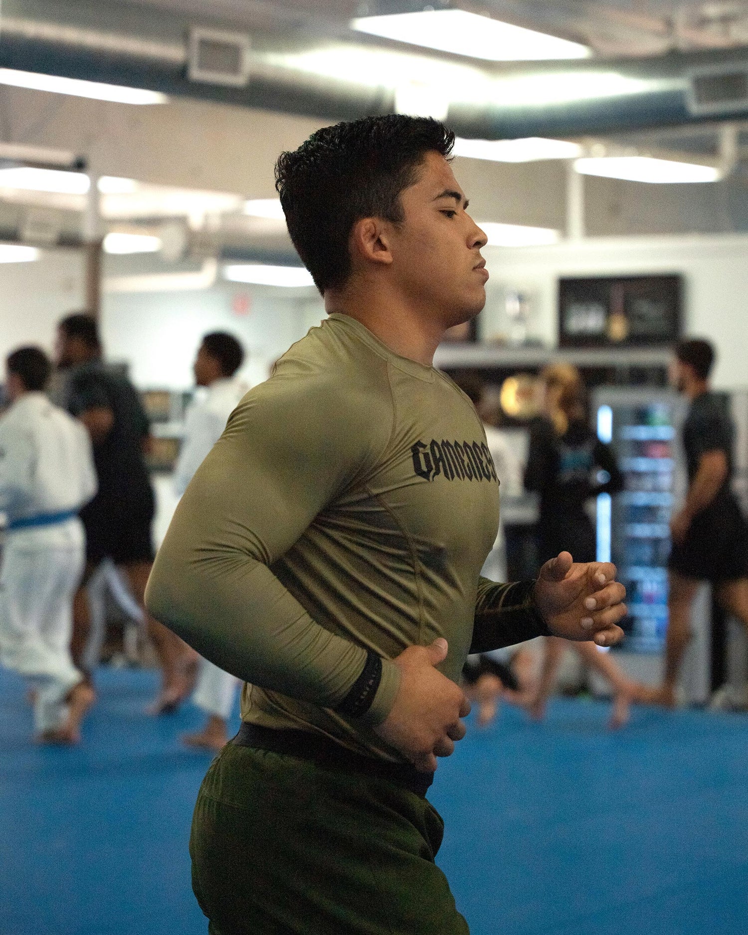 Men's Combate Long Sleeve Rash Guard by Gameness