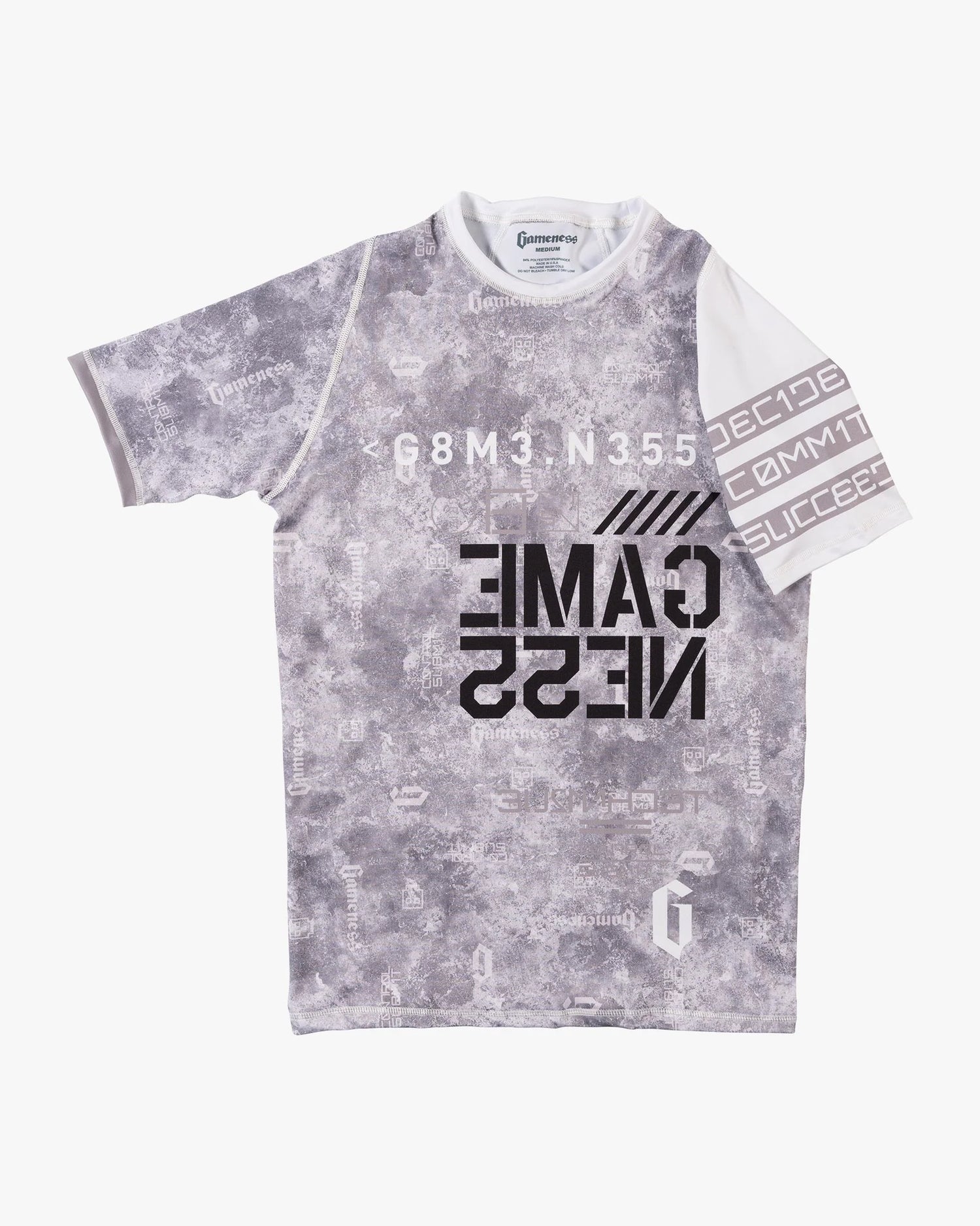 Marble Short Sleeve Rash Guard by Gameness