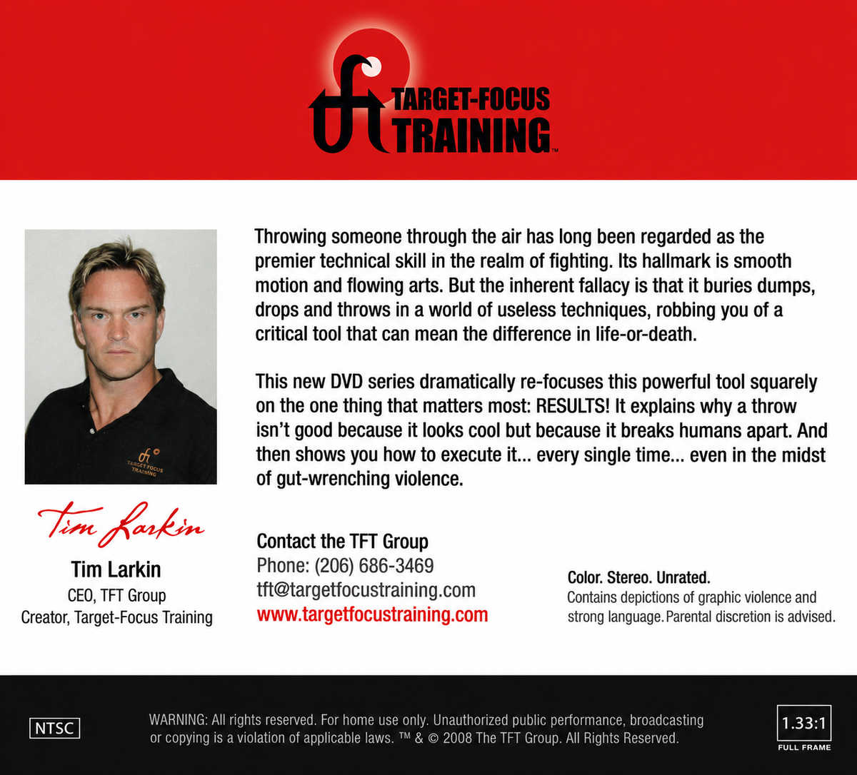 The Art of Head Trauma: Dumps, Drops & Throws with Tim Larkin (Preowned)
